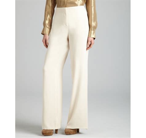 hermes white cotton ladies pants|Hermes silk cargo pants.